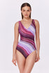 Gottex Marble Dream V-Neck Surplice One Piece
